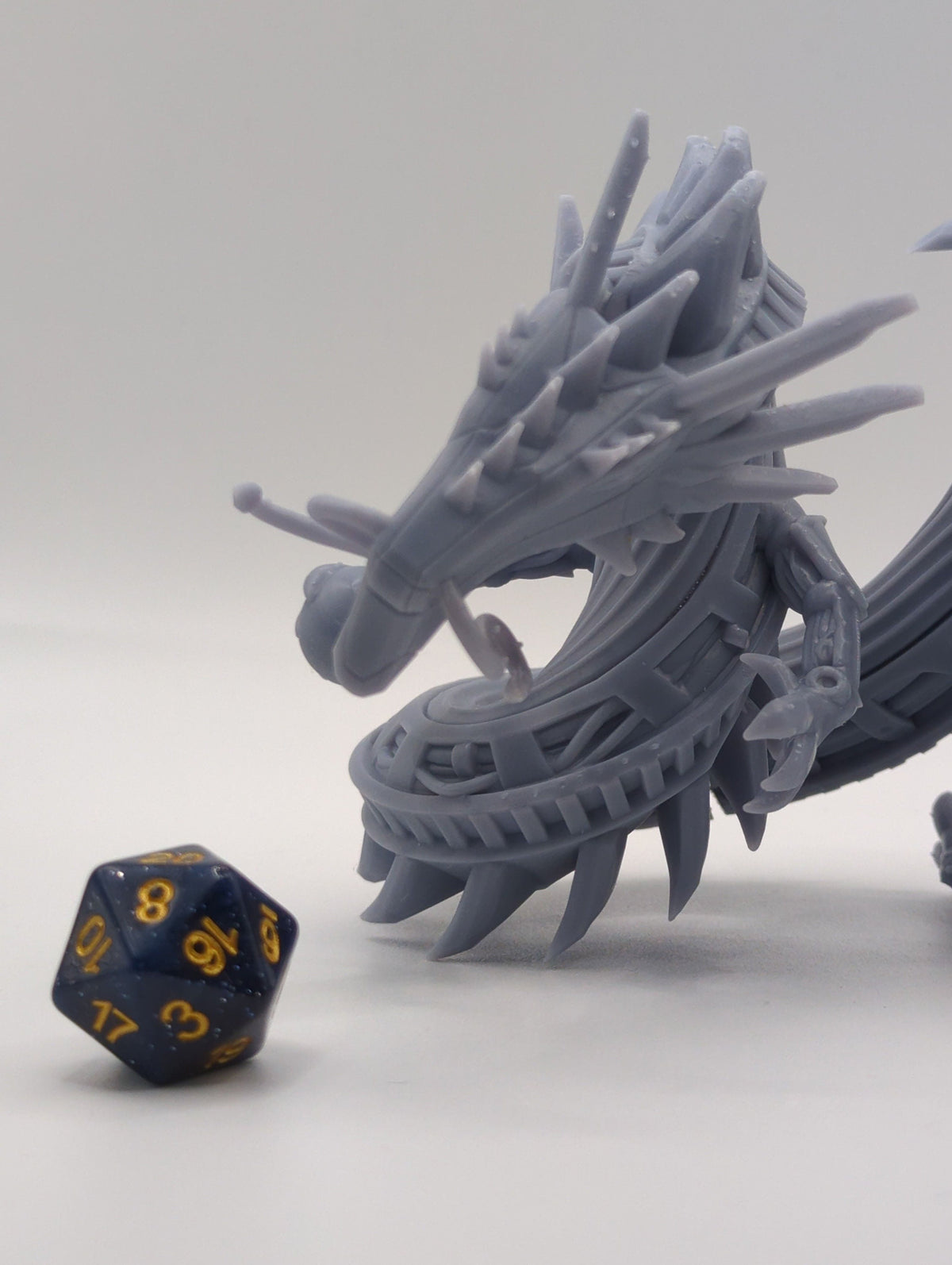 
Ryujin - Japanese Dragon Robot, Dragon, Miniature, DnD, Dungeons and Dragons, 5e, Tekano Corp - Print Minis