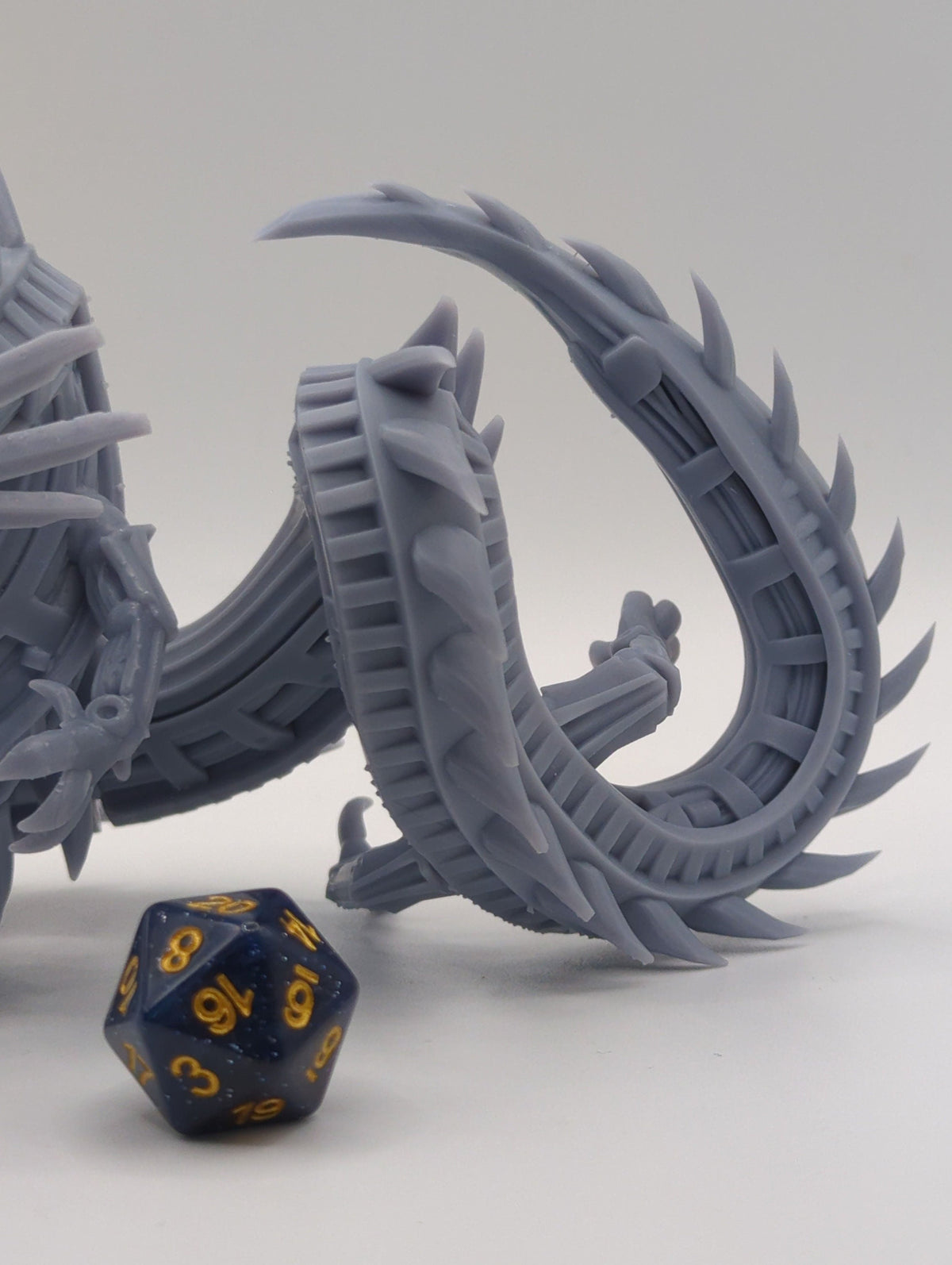 
Ryujin - Japanese Dragon Robot, Dragon, Miniature, DnD, Dungeons and Dragons, 5e, Tekano Corp - Print Minis