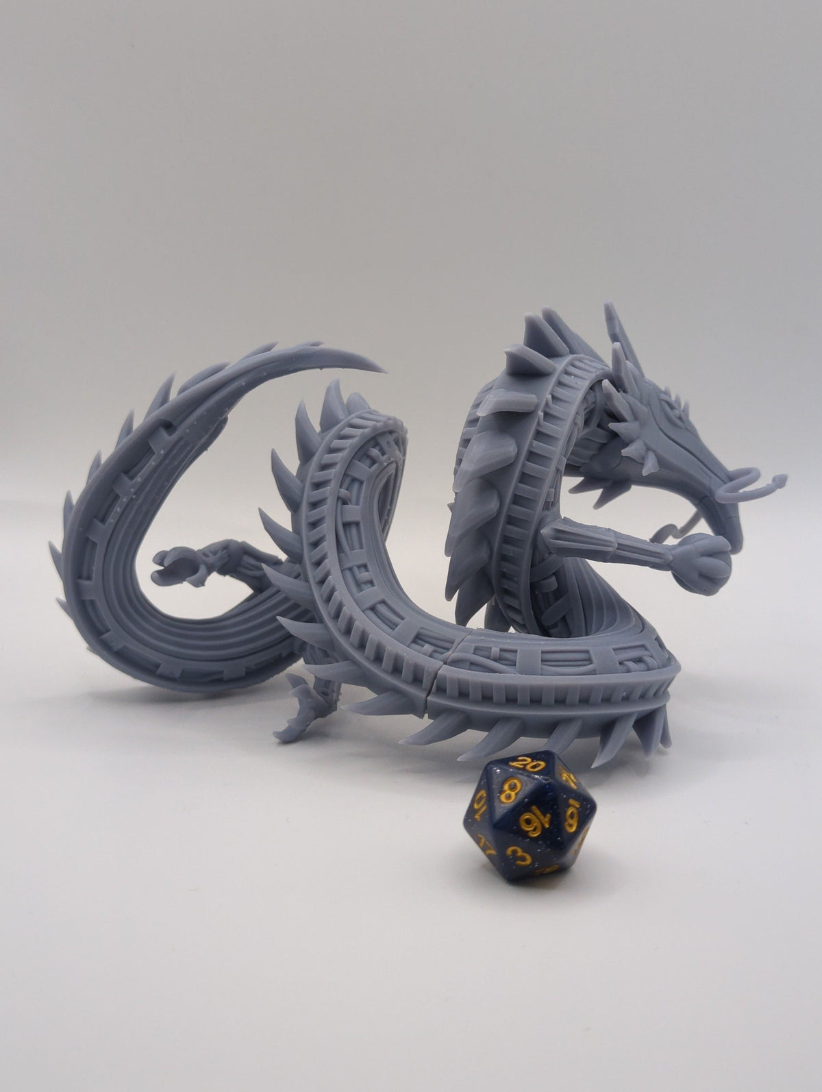 
Ryujin - Japanese Dragon Robot, Dragon, Miniature, DnD, Dungeons and Dragons, 5e, Tekano Corp - Print Minis