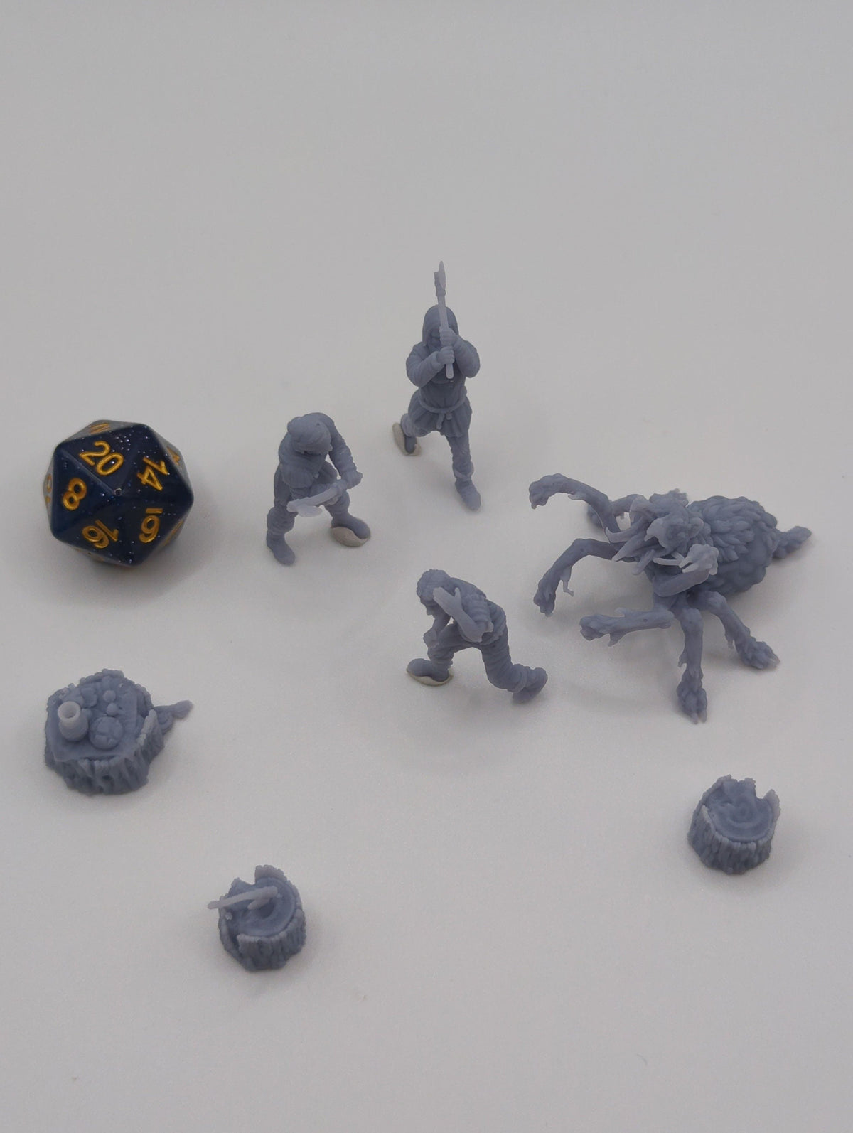 
Lumberjacks Miniature Set for DnD, Dungeons and Dragons, Forest Encounter, TTRPG Miniature, Wargames Tabletop Game, 28/32mm - Tiny Furniture