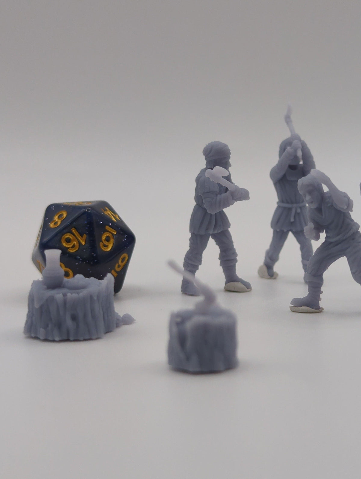 
Lumberjacks Miniature Set for DnD, Dungeons and Dragons, Forest Encounter, TTRPG Miniature, Wargames Tabletop Game, 28/32mm - Tiny Furniture