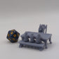 
Haflings with a friend, DnD, Dungeons and Dragons, Scatter Terrain, Furniture, Tavern furniture, Miniature, 3d printed - Tiny Furniture