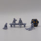 
Park Miniature Scatter Terrain DnD Dungeons and Dragons 28mm/32mm Sitting Children NPCs Wargame Miniatures Townsfolk NPC Children RPG Minis