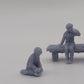 
Park Miniature Scatter Terrain DnD Dungeons and Dragons 28mm/32mm Sitting Children NPCs Wargame Miniatures Townsfolk NPC Children RPG Minis