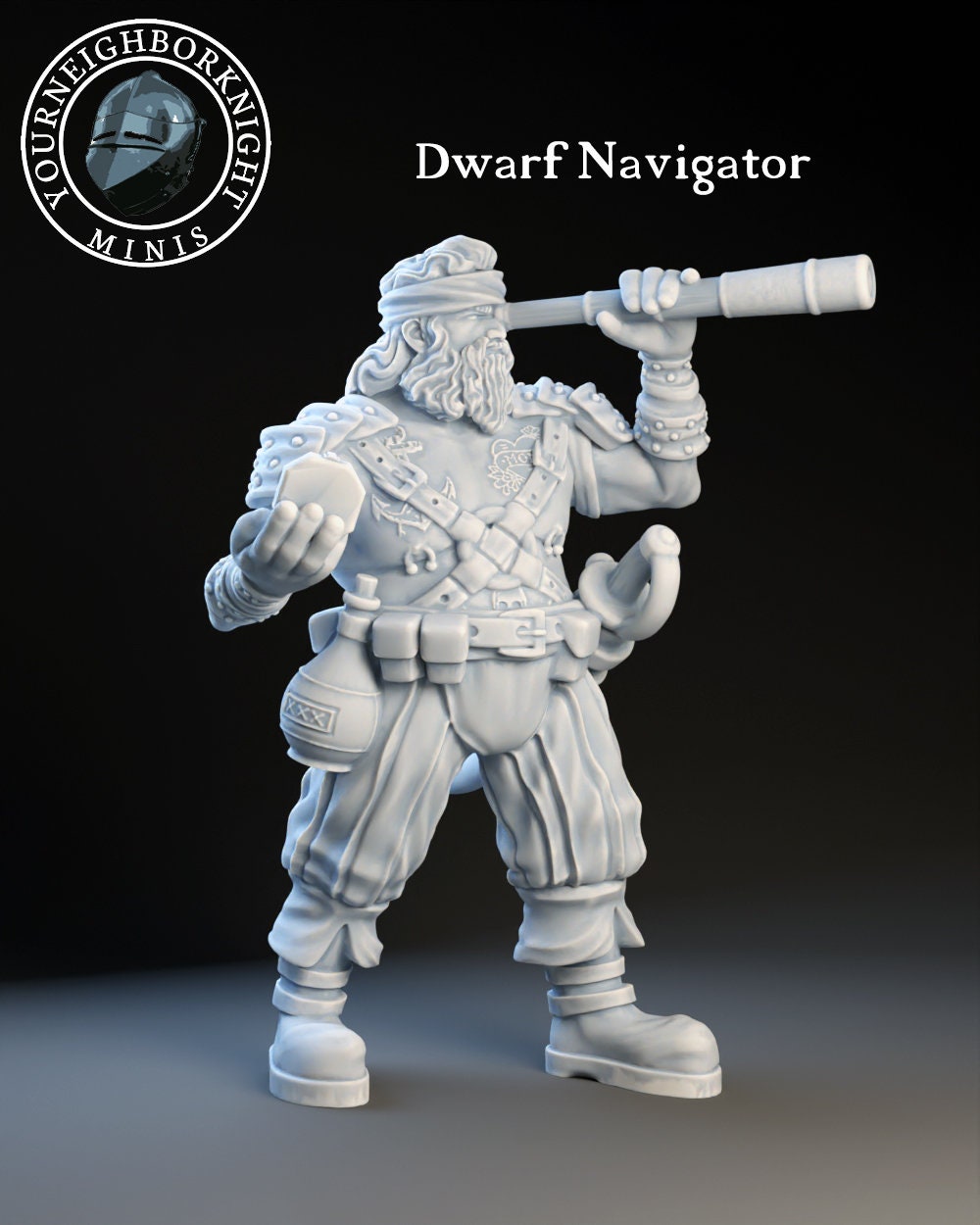 12pc Pirate Set, Dungeons and Dragons, 3D Printed, D&D, Tabletop RPG Minis, Nautical Adventure, Swashbuckling Quest by YourNeighborKnight