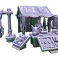 Butcher Market Stall, Meat Market, DnD, Dungeons and Dragons, Tabletop RPG Miniatures, Scatter terrain - TinyFurniture