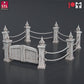 
Medieval Jousting Miniatures DnD Dungeons and Dragons 28mm/32mm TRPG Fantasy Wargame Terrain Knight Miniatures Jousting Stadium