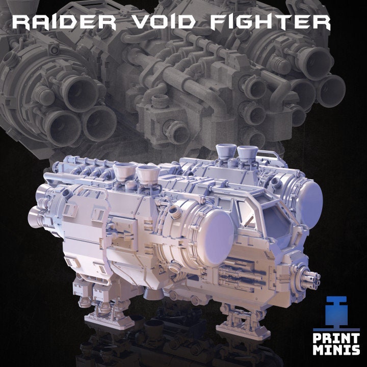 
Raider Void Fighter Space Ship Highly