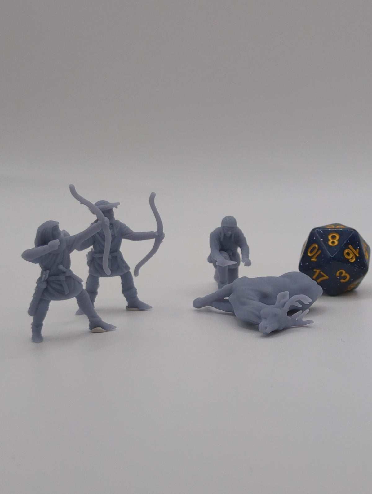 
Hunters Miniature Set for DnD, Dungeons and Dragons, Wilderness Scenes, TTRPG Miniature, Wargames Tabletop Games, 28/32mm - Tiny Furniture