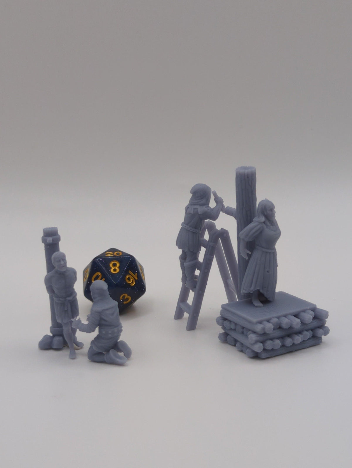 
Inquisition Miniature Set for DnD, Dungeons and Dragons, Dark Justice Scenes, TTRPG Miniature, Wargame Tabletop, 28/32mm - Tiny Furniture