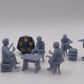 
Gamblers DnD Dungeons and Dragons 28mm/32mm Casino Scatter Terrain Wargame TTRPG Fantasy NPCs Casino Miniatures Casino Dealer NPCs Game