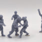 Bar Fight Miniatures DnD Dungeons and Dragons TTRPG Hooligans for Tavern Bar Fighter Scene 28mm 32mm Townsfolk Miniatures by Tiny Furniture