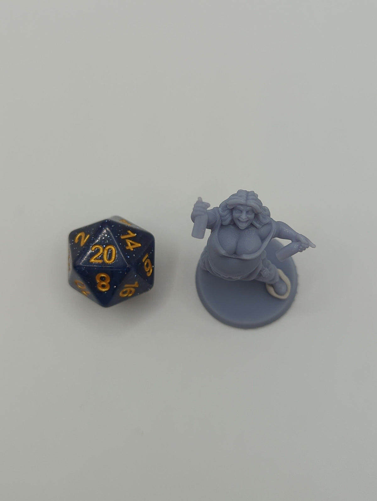 
Party Lady, Townsfolk, Drunk DnD Miniature, Dungeons and Dragons, 40K, Pathfinder, Fantasy, Wargaming minis by Vae Victis Miniatures