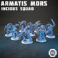 Armatis Mors Warriors - Incidus Squad by Print Minis, Modular, 8 Infantry, Galactic Soldier