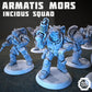 Armatis Mors Warriors - Incidus Squad by Print Minis, Modular, 8 Infantry, Galactic Soldier