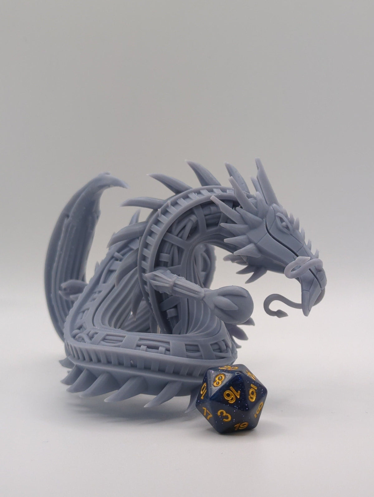 
Ryujin - Japanese Dragon Robot, Dragon, Miniature, DnD, Dungeons and Dragons, 5e, Tekano Corp - Print Minis