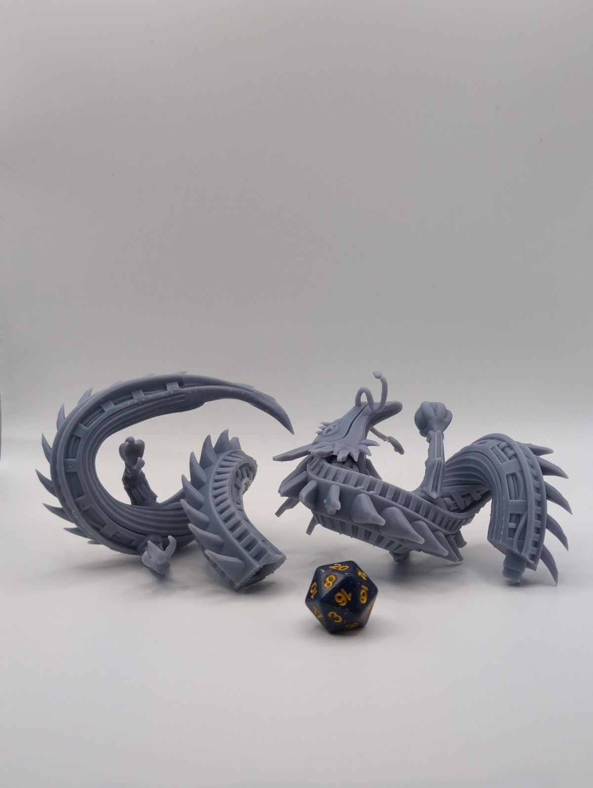 
Ryujin - Japanese Dragon Robot, Dragon, Miniature, DnD, Dungeons and Dragons, 5e, Tekano Corp - Print Minis