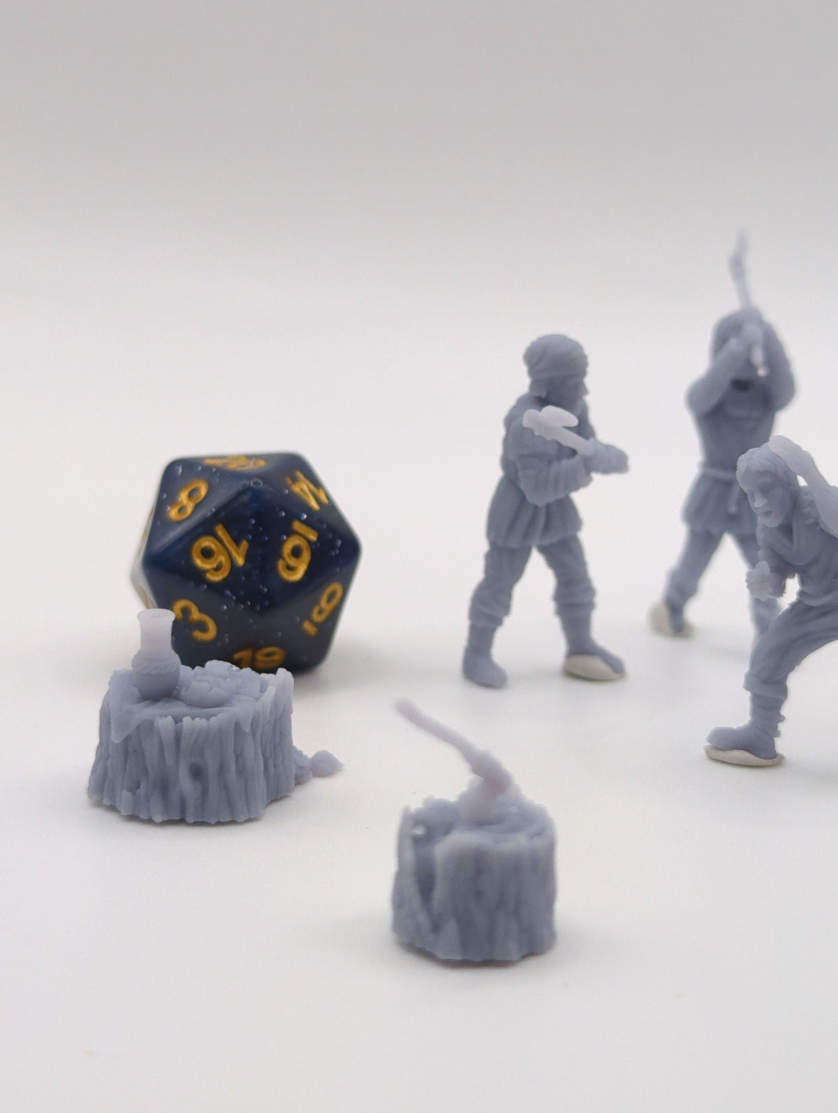 
Lumberjacks Miniature Set for DnD, Dungeons and Dragons, Forest Encounter, TTRPG Miniature, Wargames Tabletop Game, 28/32mm - Tiny Furniture