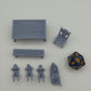 
Haflings with a friend, DnD, Dungeons and Dragons, Scatter Terrain, Furniture, Tavern furniture, Miniature, 3d printed - Tiny Furniture