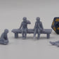 
Park Miniature Scatter Terrain DnD Dungeons and Dragons 28mm/32mm Sitting Children NPCs Wargame Miniatures Townsfolk NPC Children RPG Minis