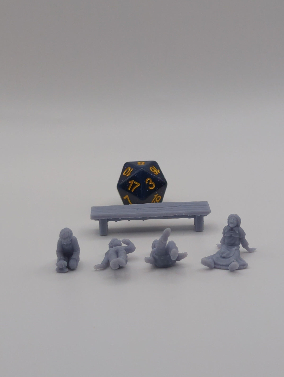 
Park Miniature Scatter Terrain DnD Dungeons and Dragons 28mm/32mm Sitting Children NPCs Wargame Miniatures Townsfolk NPC Children RPG Minis