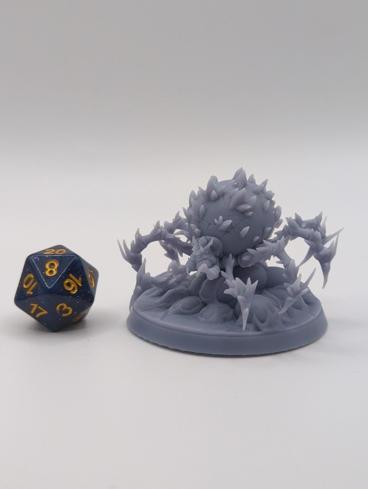 
Giant Ice Spider Miniature, DnD, Dungeons and Dragons, Tabletop RPG Miniatures, Scatter, Terrain DnD Monster - STL Miniatures