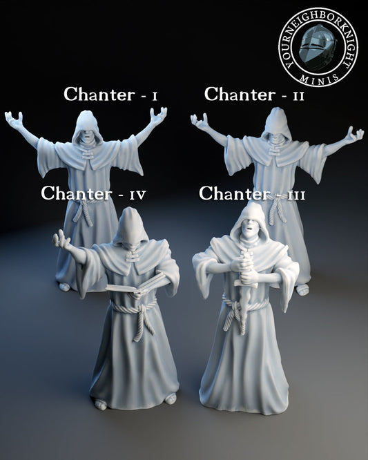 23pc Cultists Set Dungeons and Dragons 3D Printed D&D, Tabletop RPG Minis Ritual Scenes Hybrid Beasts Dark Magic by YourNeighborKnight