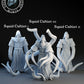 23pc Cultists Set Dungeons and Dragons 3D Printed D&D, Tabletop RPG Minis Ritual Scenes Hybrid Beasts Dark Magic by YourNeighborKnight