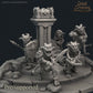 5pc Goblin Set, DnD, Dungeons and Dragons, Goblin Warriors, Scatter terrain, 28mm or 32mm, 5E Fantasy, Tabletop RPG, Great Grimoire