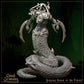 
Gorgona, Queen of the Forest Miniature, DnD, Dungeons and Dragons, DnD Monster, Miniature, 28mm, 32mm, 35mm - Great Grimoire
