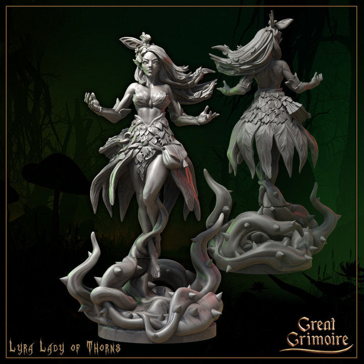 
Lyra Miniature Lady of Thorns DnD Dungeons
