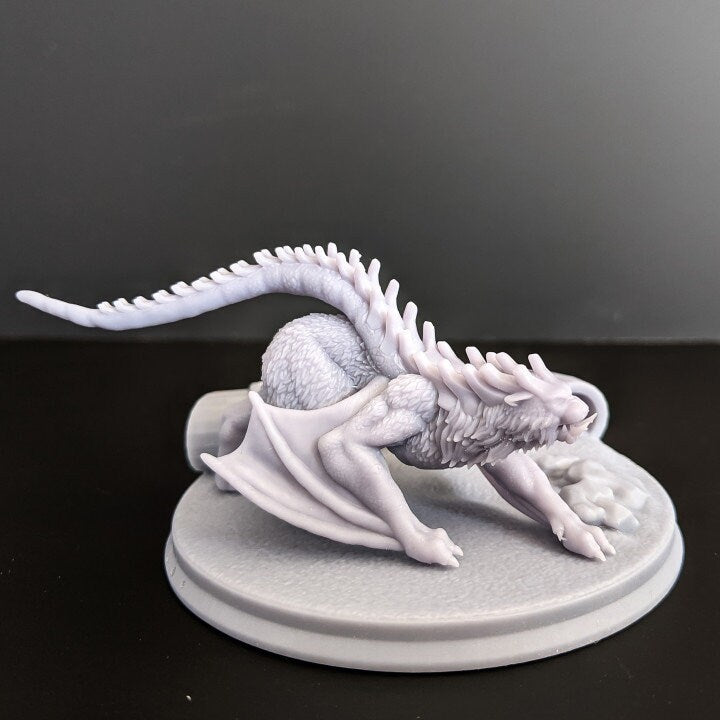 Dragon Monster Chirodon Alien DnD Dungeons and Dragons 28mm/32mm TTRPG Fantasy Wargame Mini Alien Species Space Miniatures Large Monster