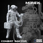 
Mirek, Specialist combat doctor, DnD, Dungeons and Dragons, Scifi soldier, Miniatures, Futuristic NPCs, Medic, Dieselpunk