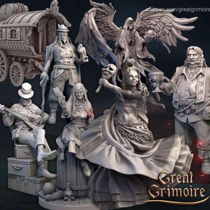 
The Caravan by Great Grimoire, DnD, Dungeons and Dragons, Fantasy 5E, Bard, Dancer,