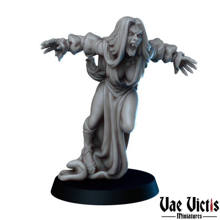 6pc Vampire Spawn Gothic Tale Miniature set for DnD Dungeons and Dragons Pathfinder DnD Monster TTRPG Miniature 28mm 32mm by Vae Victis