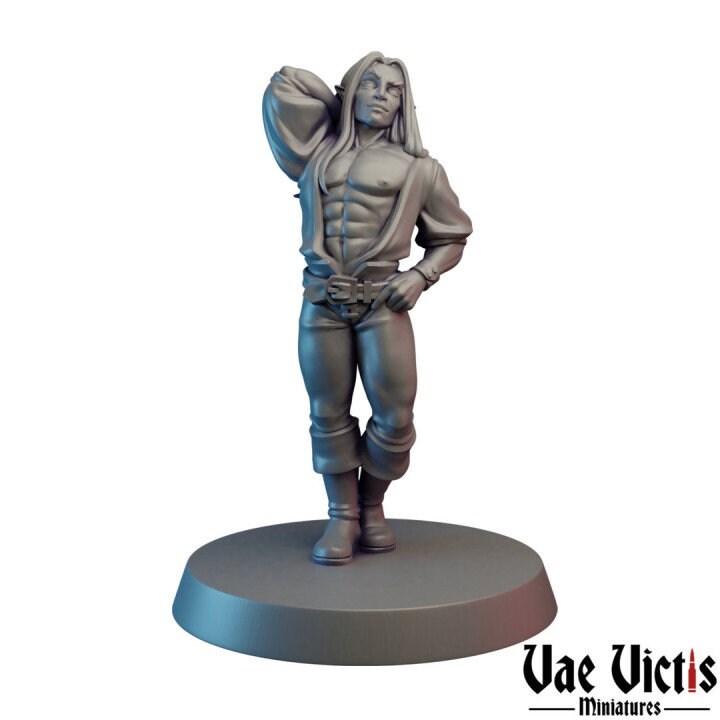 
Townsfolk Entertainer NPC Miniature for