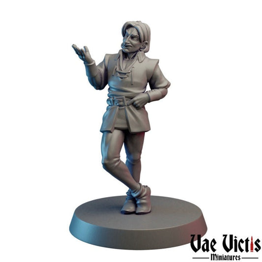 Charmcaster Enigmatic Cult Chief  Eldritch Pact Magician for 28mm or 32mm Miniature Gaming Dungeons and Dragons Tabletop RPGs