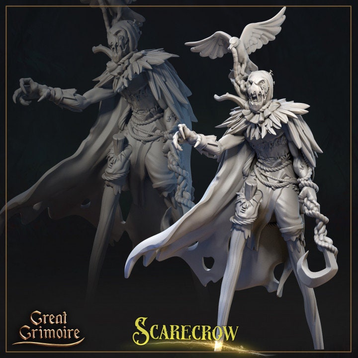 
Scarecrow Miniature DnD Dungeons and