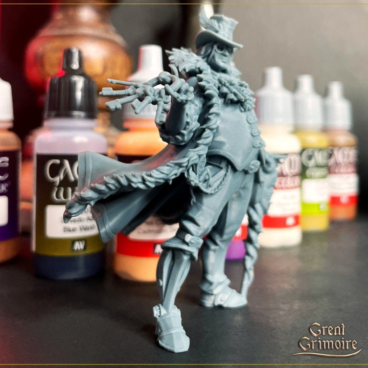 
Theater Owner Miniature, DnD, Human Merchant, Pathfinder, Tabletop RPG, Dark Fantasy, Grimdark, Victorian Mini, TTRPG, GreatGrimoire