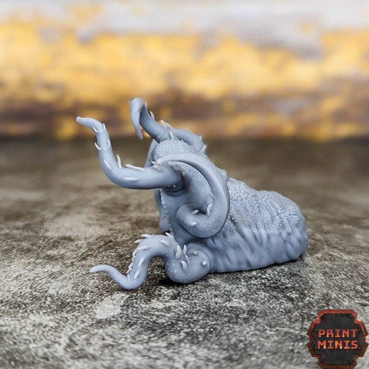 DnD Monster, 5E, 'Sewer Monster', DnD, Miniature Terrain, Dungeons and Dragons, D&D, Pathfinder, Wargaming, Tabletop, 28mm, 32mm, Print Mini