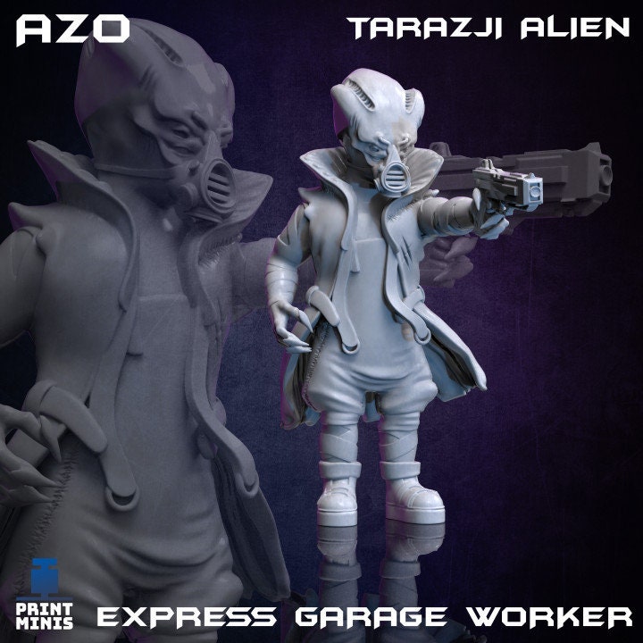 
Tarazja Alien Mechanics, Alien Miniatures, Scifi Tabletop Games, Alien RPG, Interstellar, Alien Ecosystem Miniatures, DnD Scatter Terrain