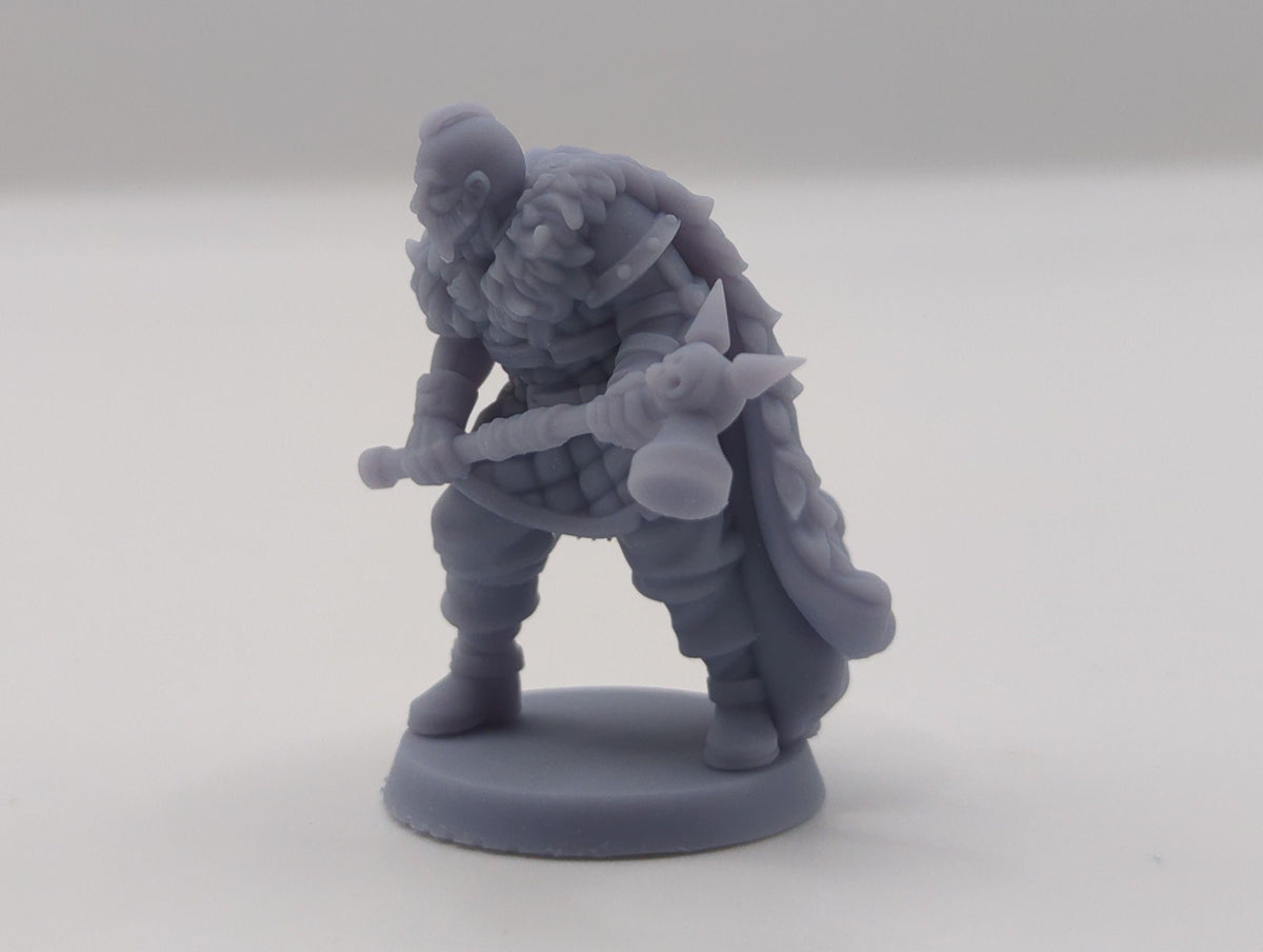
Hammer Wielding Mercenary, DnD, Dungeons and Dragons, Tabletop RPG, Miniatures, 28mm or 32mm Scale, Pathfinder, DnD Warrior by Vae Victis