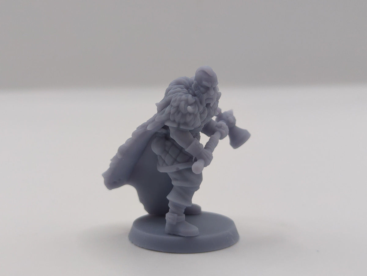 
Hammer Wielding Mercenary, DnD, Dungeons and Dragons, Tabletop RPG, Miniatures, 28mm or 32mm Scale, Pathfinder, DnD Warrior by Vae Victis