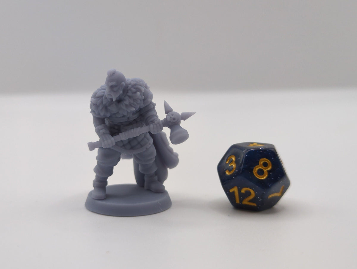 
Hammer Wielding Mercenary, DnD, Dungeons and Dragons, Tabletop RPG, Miniatures, 28mm or 32mm Scale, Pathfinder, DnD Warrior by Vae Victis