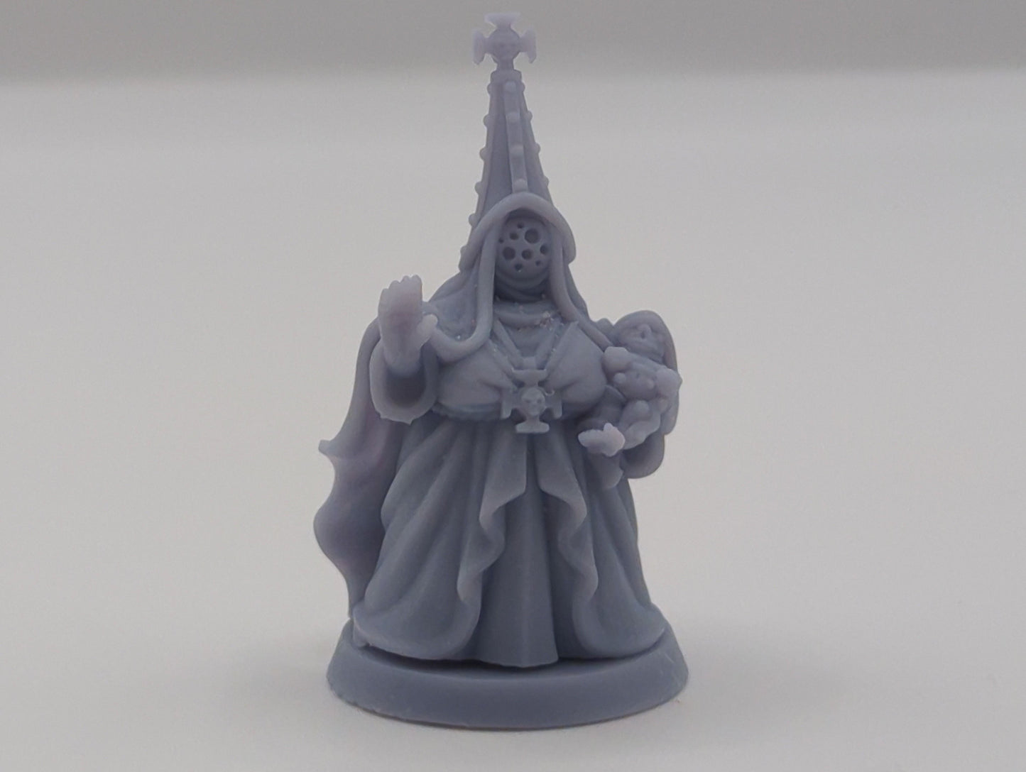 Cult Miniature DnD Dungeons and Dragons Cult Lady 28mm/32mm Figurines Wargaming Miniatures Cult Matriarch Fantasy RPG Townsfolk NPC Villager