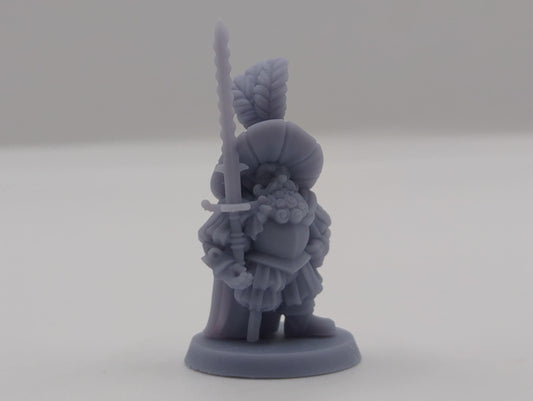 Dwarf Landsknecht, DnD, Dungeons and Dragons, Tabletop RPG, Pathfinder, Fantasy Miniatures - Vae Victis Miniatures