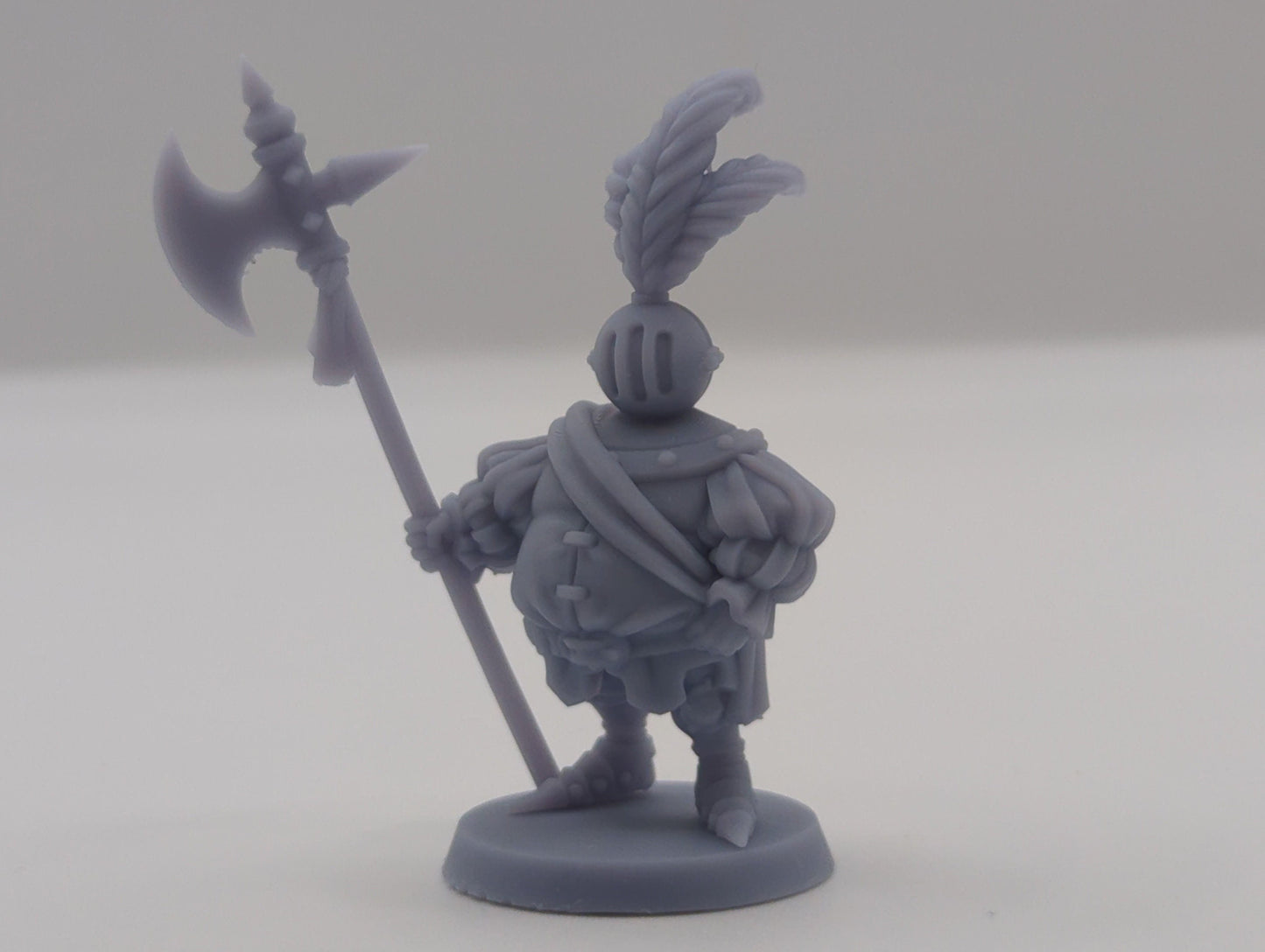 DnD Fancy Knight Miniature Dungeons and Dragons Fantasy RPG Mordheim 28mm/32mm Scale Miniatures Fantasy TTRPG Wargaming Miniature