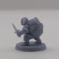 
Halfling Thief DnD Dungeons and Dragons 28mm/32mm Townsfolk thief NPC Masked Miniature TTRPG Rogue burglar Mordheim Dark Fantasy