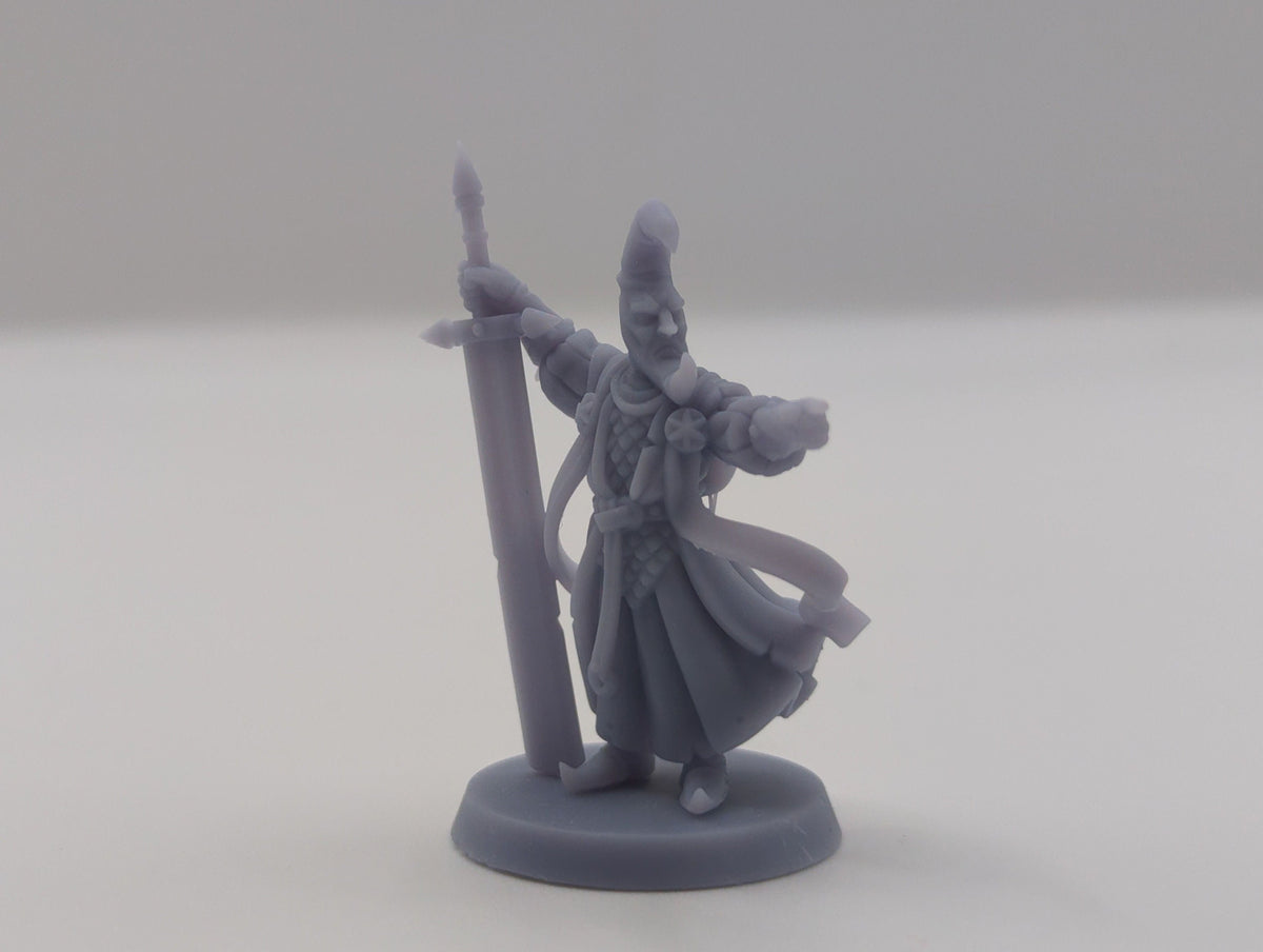 
Nightbringer DnD Dungeons and Dragons 28mm/32mm TTRPG Fantasy Wargame Miniatures Magic NPC 3D Printed Miniature NPC Medieval warrior