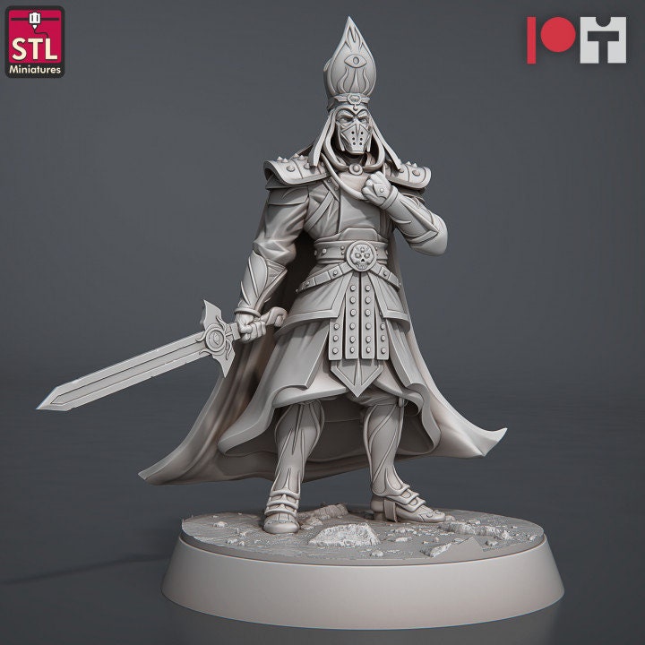 
Inquisitors Set DnD Wagon, Furniture, Villagers 28mm/32mm Scale Dungeons and Dragons Scatter Terrain Miniatures for Intriguing Adventures